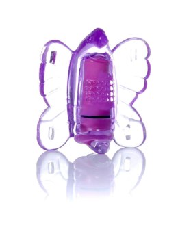 AURORALIA™ FlutterVibe Purple – Intymny Stymulator typu Butterfly | Regulowane Paski + 10 Trybów | USB