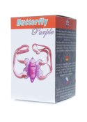 AURORALIA™ FlutterVibe Purple – Intymny Stymulator typu Butterfly | Regulowane Paski + 10 Trybów | USB