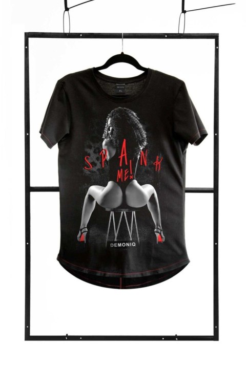 T-shirt men black M fashion T-shirt men black M fashion