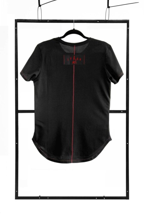 T-shirt men black S fashion T-shirt men black S fashion