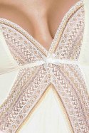 Bielizna-CONNIE CHEMISE cream S/M - Casmir
