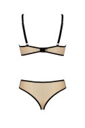 Bielizna-DAISY SET beige L/XL