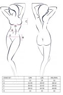 Bielizna-JESSIE SET black S/M - Casmir