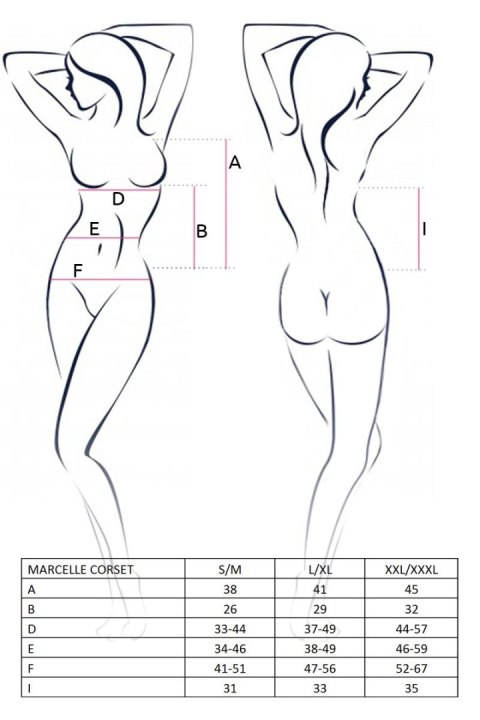 Bielizna-MARCELLE CORSET white L/XL - Casmir Bielizna-MARCELLE CORSET white L/XL - Casmir