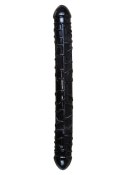 NOIRBLAZE™ TWINFLEX 13” — Podwójne Dildo Elastyczne w Kolorze Głębokiej Czerni