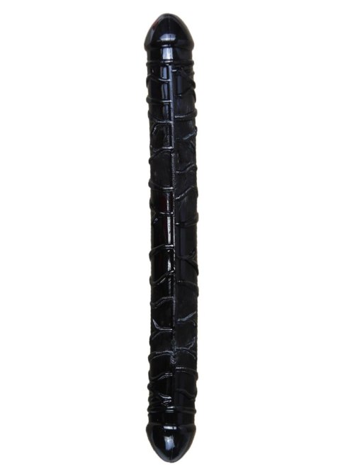 NOIRBLAZE™ TWINFLEX 13” — Podwójne Dildo Elastyczne w Kolorze Głębokiej Czerni