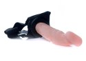 NeoPhantom™ RealTouch Strap-On – Hollow CyberSkin Vibrating Harness
