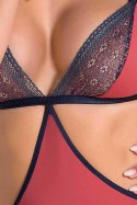 Bielizna-SYLVIANE CORSET coral S/M - Casmir