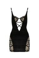 Bielizna-VICTORIA CHEMISE black XXL/XXXL - Casmir