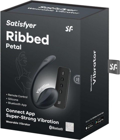 NOIRÉA™ Ribbed Petal – Black Edition | Wibrator sterowany aplikacją z wypustkami stymulującymi NOIRÉA™ Ribbed Petal – Black Edition | Wibrator sterowany aplikacją z wypustkami stymulującymi