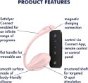 FLORAVIBE™ Ribbed Bloom | Rose Edition Inteligentny masażer intymny z aplikacją mobilną | 10 trybów wibracji | Zmysłowy design
