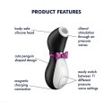 Pingwinek Masażer Powietrzny - AURAPUFF™ Penguin – Bezdotykowy Stymulator Łechtaczki z Technologią AirFlowTouch™