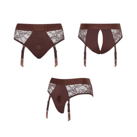 HARNESS LINGERIE DIVA - L - CHOCOLATE HARNESS LINGERIE DIVA - L - CHOCOLATE