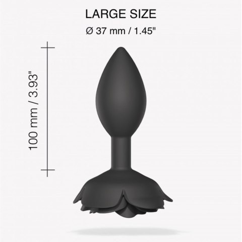 OPEN ROSES L SIZE - BLACK ONYX OPEN ROSES L SIZE - BLACK ONYX