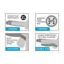 Add 2"" Pleasure X Tender Vibrating Double Penis Sleeve