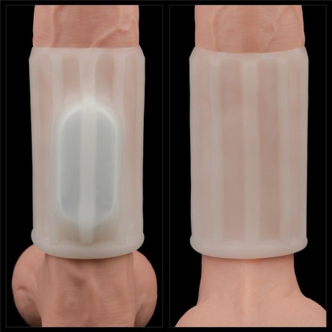 Vibrating Ridge Knights Ring (White) Vibrating Ridge Knights Ring (White)