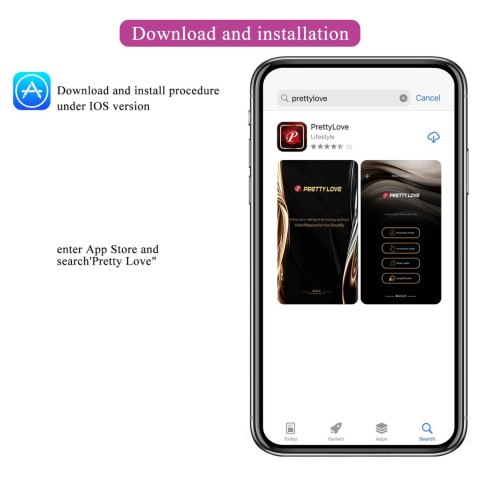 PRETTY LOVE - Elvira dark Purple, 12 vibration functions Mobile APP Long-distance Control PRETTY LOVE - Elvira dark Purple, 12 vibration functions Mobile APP Long-distance Control