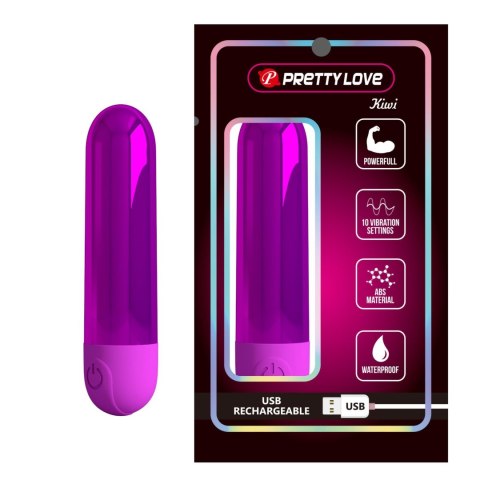 PRETTY LOVE - Kiwi, 10 Wibracji, ABS PRETTY LOVE - Kiwi, 10 Wibracji, ABS