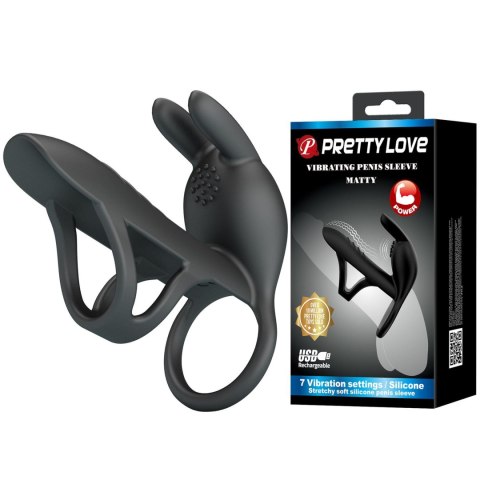 VIBRATING PENIS SLEEVE MATTY, 7 vibration functions Memory function VIBRATING PENIS SLEEVE MATTY, 7 vibration functions Memory function