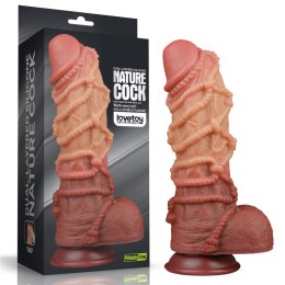 TITAN ROPECORE™ – Dildo z Liny i Platynowego Silikonu, 10.5” Dual Layered