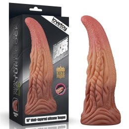 TITAN LICK™ – 10” Dual-Layered Silicone Tongue Toy z Platynowego Silikonu
