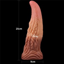 TITAN LICK™ – 10” Dual-Layered Silicone Tongue Toy z Platynowego Silikonu
