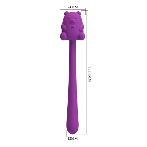 CUTE BEAR, Flirting Stick, 7 vibration functions, Magnetic USB charging CUTE BEAR, Flirting Stick, 7 vibration functions, Magnetic USB charging