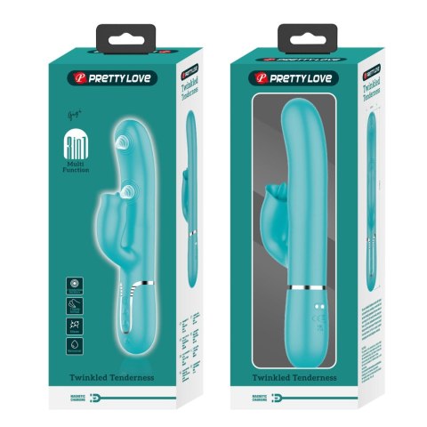 PRETTY LOVE - Gigi light blue, 7 thumping functions 7 licking modes PRETTY LOVE - Gigi light blue, 7 thumping functions 7 licking modes