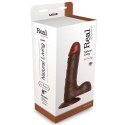 Wibrator-REALISTIC VIBRATOR REAL RAPTURE BROWN 8"
