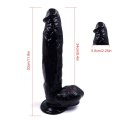 Monster John™ 11.8" – Black Titan Pleasure Dildo