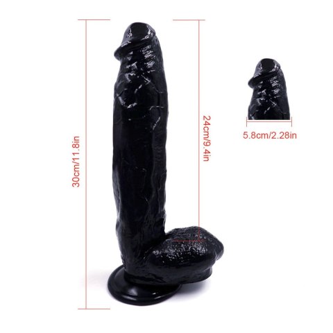 Monster John™ 11.8" – Black Titan Pleasure Dildo Monster John™ 11.8" – Black Titan Pleasure Dildo