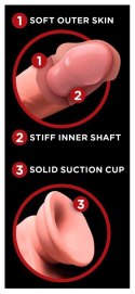 TITAN SWAY™ 6” — Realistyczny Dildo z Huśtającymi Się Jądrami | True Dual Core (TDC)