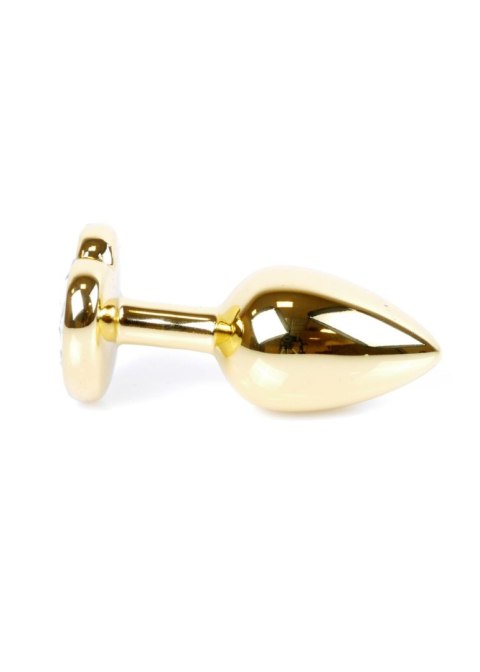 Plug-Jewellery Gold Heart PLUG- Dark Blue Plug-Jewellery Gold Heart PLUG- Dark Blue