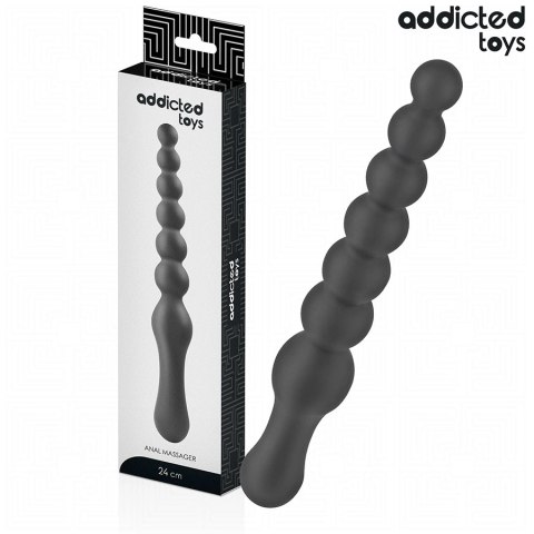 Addicted Toys masażer analny 24 cm z silikonu medycznego, progresywny Addicted Toys masażer analny 24 cm z silikonu medycznego, progresywny