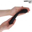 Addicted Toys masażer anatomiczny silikonowy 22,5 cm czarny