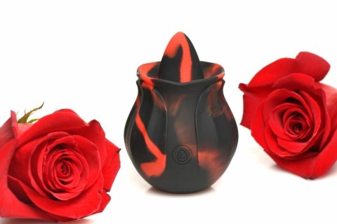 Bloomgasm Black Kiss Rimming Rose - Model ze zmysłową powierzchnią Bloomgasm Black Kiss Rimming Rose - Model ze zmysłową powierzchnią