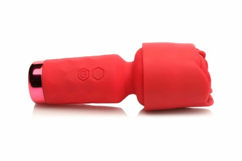 Bloomgasm Pleasure Rose Mini Wand - czerwony masażer relaksacyjny USB Bloomgasm Pleasure Rose Mini Wand - czerwony masażer relaksacyjny USB