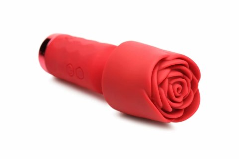 Bloomgasm Pleasure Rose Mini Wand - czerwony masażer relaksacyjny USB Bloomgasm Pleasure Rose Mini Wand - czerwony masażer relaksacyjny USB