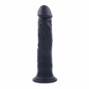 Evolved Black Thunder 25 cm - wibrujący model z ruchomymi kulkami, silikon