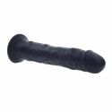 Evolved Black Thunder 25 cm - wibrujący model z ruchomymi kulkami, silikon