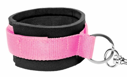 FRISKY Bedroom Restraint Kit Pink - Zestaw Regulowanych Kajdanek do Łożka FRISKY Bedroom Restraint Kit Pink - Zestaw Regulowanych Kajdanek do Łożka