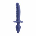 Gender X Dual Defender silikonowy wibrator dwustronny 26 cm z pilotem