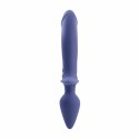 Gender X Dual Defender silikonowy wibrator dwustronny 26 cm z pilotem