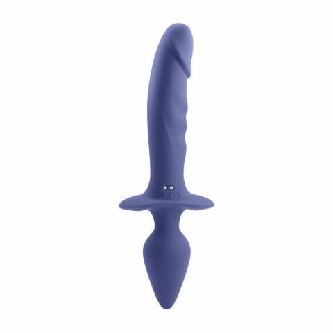 Gender X Dual Defender silikonowy wibrator dwustronny 26 cm z pilotem Gender X Dual Defender silikonowy wibrator dwustronny 26 cm z pilotem
