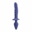 Gender X Dual Defender silikonowy wibrator dwustronny 26 cm z pilotem