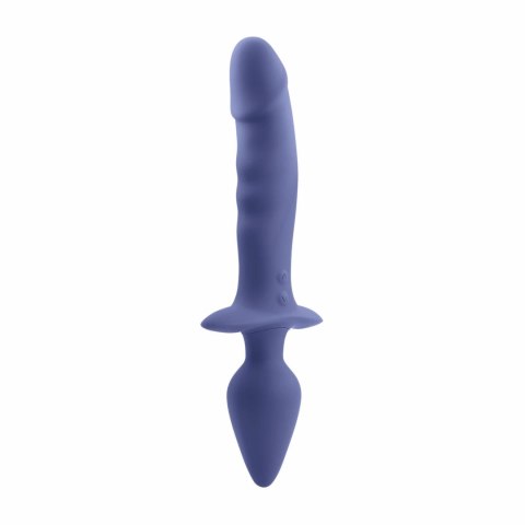 Gender X Dual Defender silikonowy wibrator dwustronny 26 cm z pilotem Gender X Dual Defender silikonowy wibrator dwustronny 26 cm z pilotem