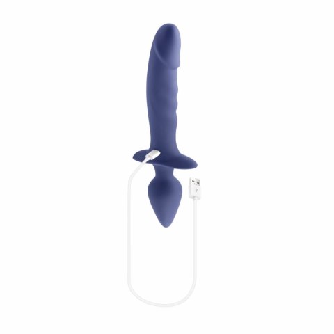 Gender X Dual Defender silikonowy wibrator dwustronny 26 cm z pilotem Gender X Dual Defender silikonowy wibrator dwustronny 26 cm z pilotem