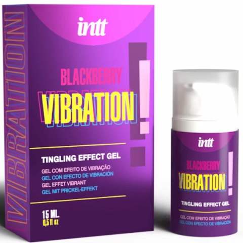 INTT Releases Żel Vibration Blackberry 15 ml - działanie pulsujące, smak jeżyny INTT Releases Żel Vibration Blackberry 15 ml - działanie pulsujące, smak jeżyny