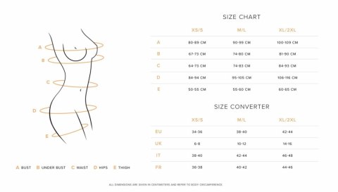 Obsessive Arrowel Corset Black - Model z Regulowanymi Ramiączkami 2xl/xl Obsessive Arrowel Corset Black - Model z Regulowanymi Ramiączkami 2xl/xl