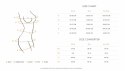 Obsessive Arrowel String z Ozdobnymi Paseczkami Czarny Open Design L/XL